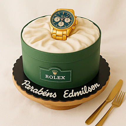 Rolex Watch Designer Cake: Gifts for 50th Anniversary