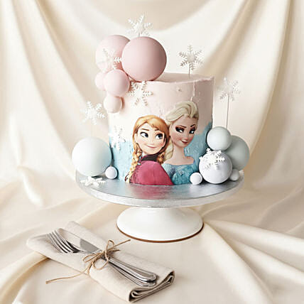Frozen Princesses DesignerChoco Fudge Cake 2 KG: Frozen Cake