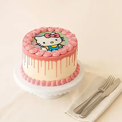 Hello Kitty Design Bento Cake: Hello Kitty Cake