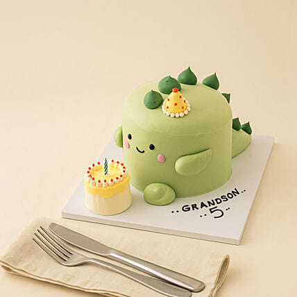 Birthday Joy Dinosaur Fudge Cake 2 KG: 