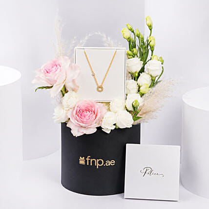 Police Gold Plated DuoLayer Necklace for Her: 