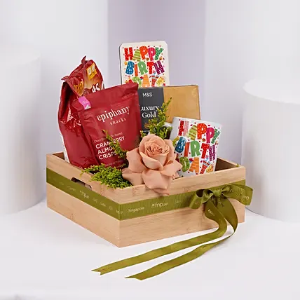 Birthday Bliss Chocolate Hamper: Gift Hampers 