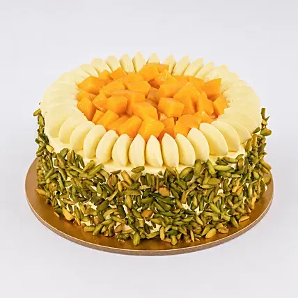 Premium Mango Pistachio Cake: 