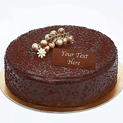 Guilt Free Dark Chocolate Cake: Diwali Cakes
