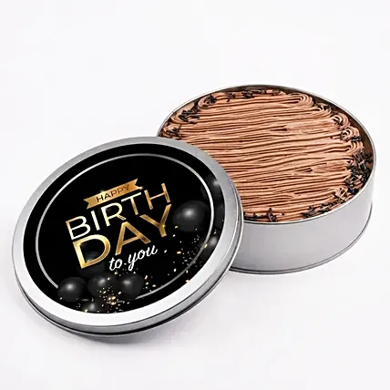 Happy Birthday Tin Cake: Half Kg Cakes 