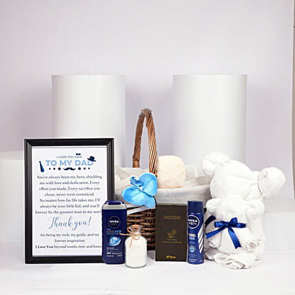 Dad Self Care Gift Basket: Fathers Day Gift Hampers