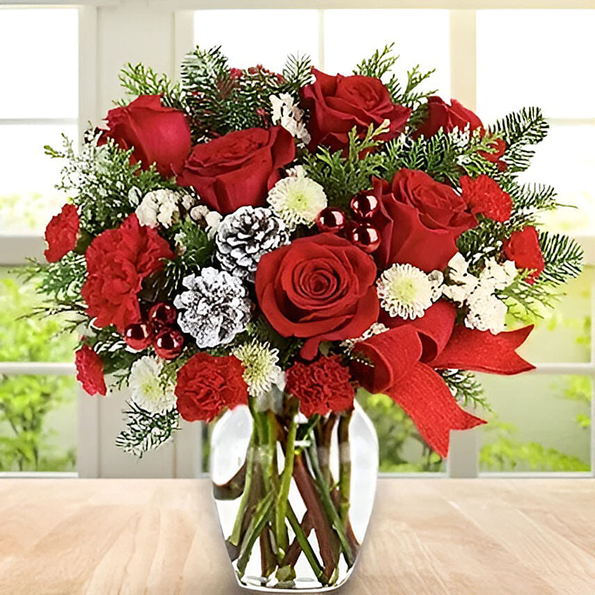One Sided Christmas Arrangement: توصيل ورد في الفلبين