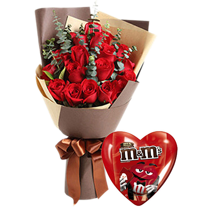 Valentines Roses Combo: 