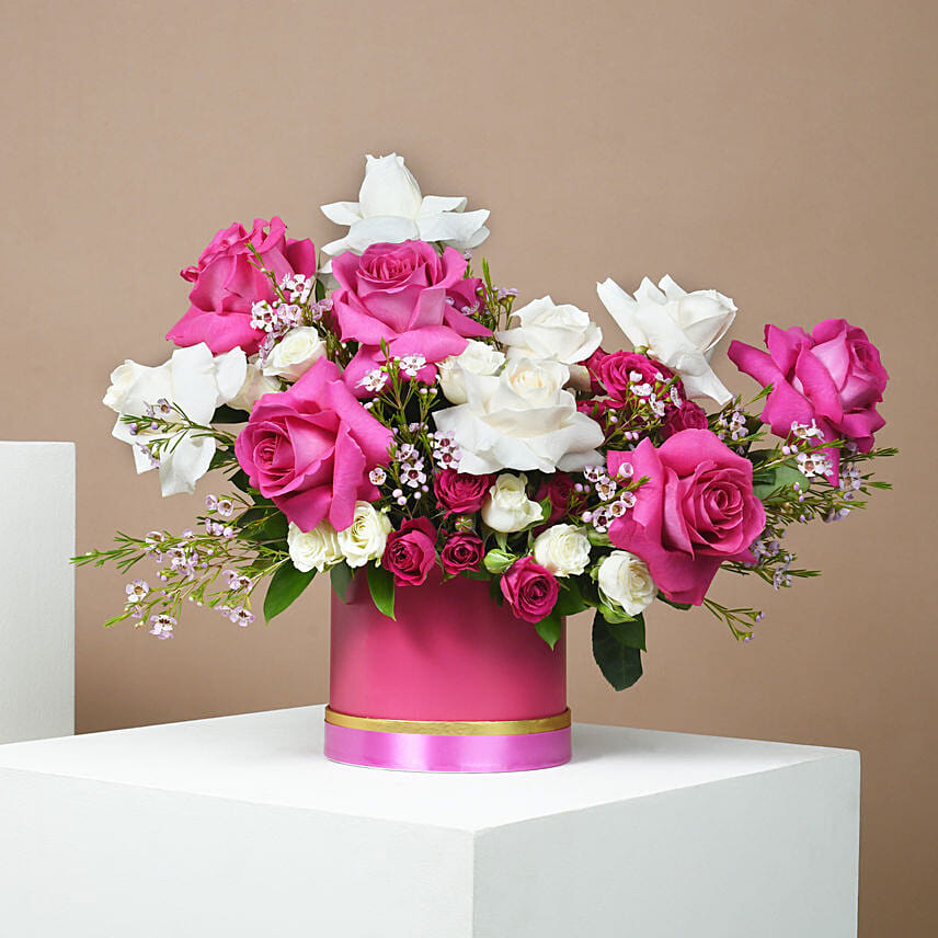 Romantic Gesture Flower Arrangement: 