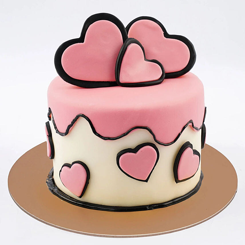 Pink Breeze Celebration Cake: Send Romantic Gifts To Qatar