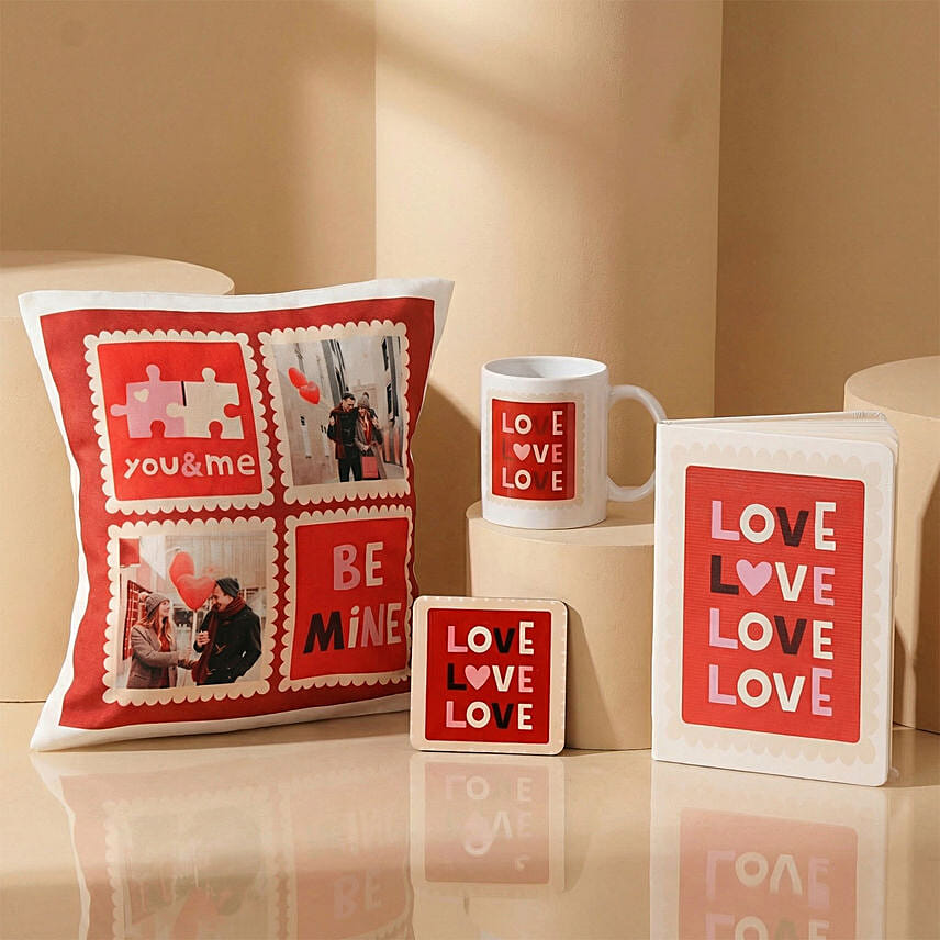 Personalised Love Gift Set: Send Valentine's Day Gifts to Qatar