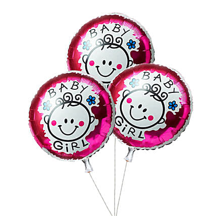 Its A Girl Foil Balloons: 