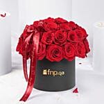 35 Valentines Red Roses Box