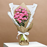 Blushing Beauty Roses and Cake Surprise