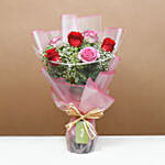 Loves Blushing Roses and Fruit Cake