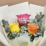 Roses and Chocolate Cake