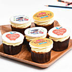 Thanls To Teacher Flower And Cupcake