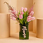 Pink Tulips Arrangement for Mama