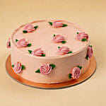 Rosy Charm Celebration Chocolate Cake