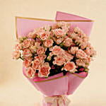 Peachy Love Embrace Bouquet