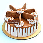 500 grams Lotus Biscoff Cake For Birthday