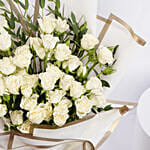 Beautiful White Spray Rose Bouquet