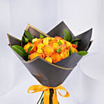 Colorful Roses Bouquet Graduation Day