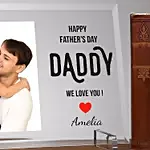 Dad's Keepsake: Acrylic Photo Frame for Cherished Memories