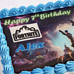 Fortnite Birthday Truffle Photo Cake