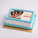 Happy Birthday Photo Cake- Truffle Half Kg