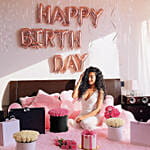 Happy Birthday Premium Decor With Cake