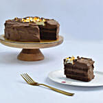 Heavenly Dark Chocolate Caramel Eggless Cake 4 Portion