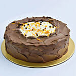 Heavenly Dark Chocolate Caramel Eggless Cake 8 Portion