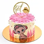 It's a Girl Designer Red Velvet Cake