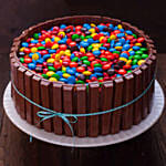 M&M And Kitkat Cake 8 Portion