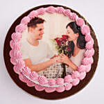 Memorable Anniversary Photo Cake 500Gm