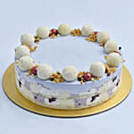 Mouth Watering Vanilla Blueberry Eggless Cake 8 Portion