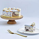 Mouth Watering Vanilla Blueberry Eggless Cake 8 Portion