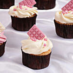 Pink Bliss Vanilla Bites Cupcake