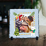 Christmas Greetings Stone Frame