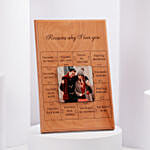 Engraved Memories Wooden Frame