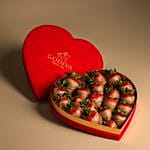 Godiva Strawberry Coeur Box Medium