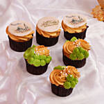 6 Ramadan Kareem Cupcakes