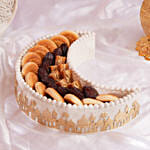Crescent Dates And Dry Fruits Platter