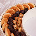 Crescent Dates And Dry Fruits Platter