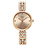 Titan Watch With Romantic Blooms Gift For Her