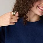 Fossil Watch Ring For Her