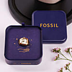 Fossil Watch Ring For Her