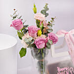 Womens Day Roses And Chocolate Gift Combo