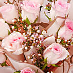 Elegant Blush Pink Rose Bouquet